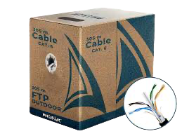 Caja 305 Mtrs Cable red Cat 6 ftp