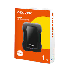 DISO DURO ADATA HD330-1TB ANTISHOCK USB-3.2 BLACK EXTERNO