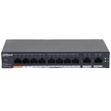 DAHUA 10-PORT CLOUD MANAGED DESKTOP SWITCH WITH 8-PORT POE