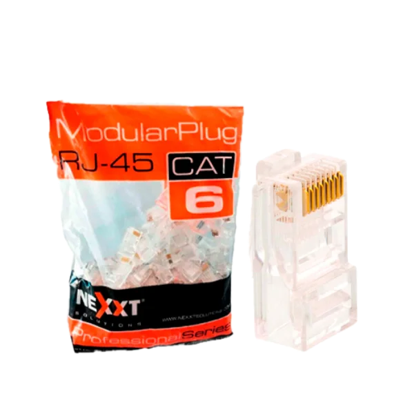 Funda De 100 Conectores Rj45 Cat6