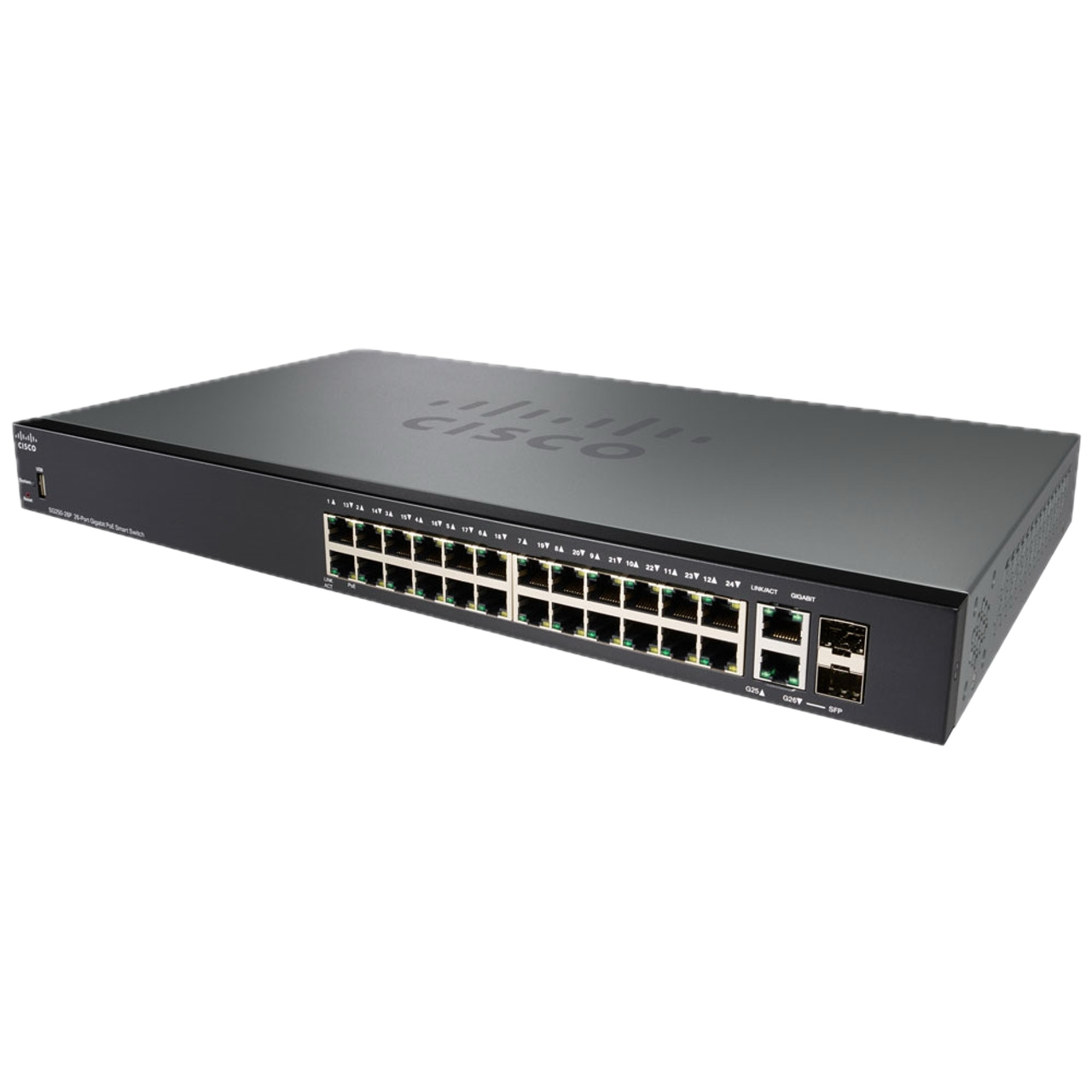 SG250-26P 26-Port Gigabit PoE Smart Switch